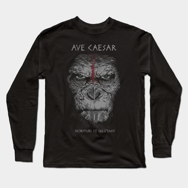 Ave Caesar Long Sleeve T-Shirt by RedBug01